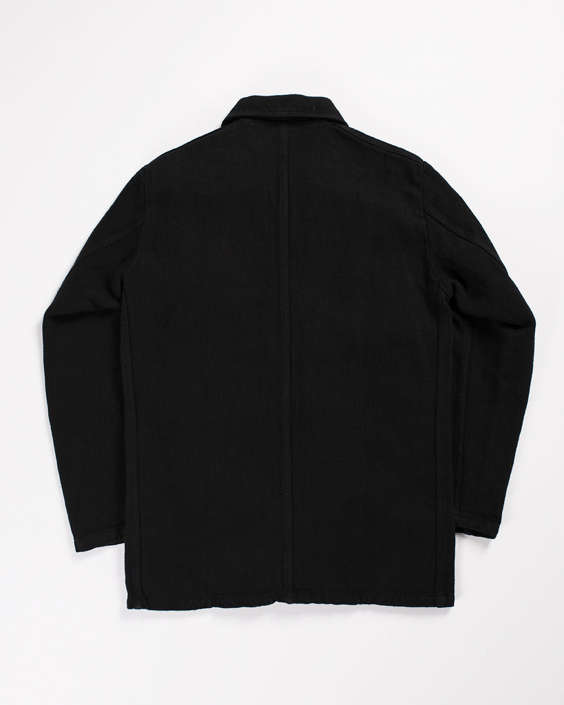 Vetra Work Jacket Overdyed Black Herringbone