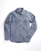 Five Brother Heavy Chambray Work Shirt Blue
