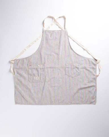 Fog Linen Red Chambray Midi Apron