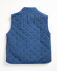 Utility Canvas Snap Vest Navy