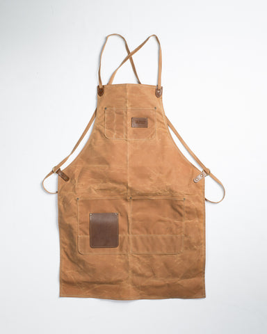 Portland Apron Company Smock Organic Hemp Blue Demin