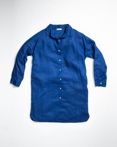 Pointer Brand Special Make Banded Collar Jacket Indigo Blue Denim
