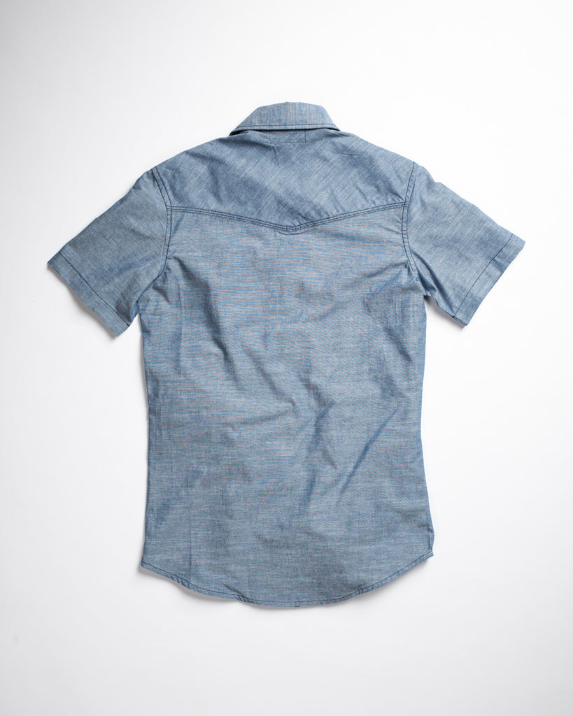 Kooth Brand Short Sleeve Workshirt Blue