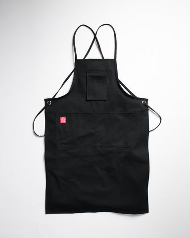 Hand-Eye Kitchen Apron Black Canvas