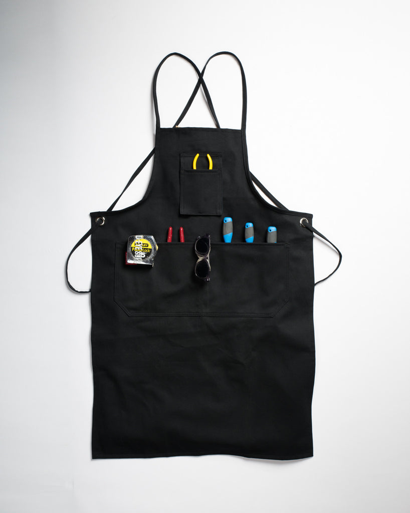 Hand-Eye USA Made Work Apron Black Canvas