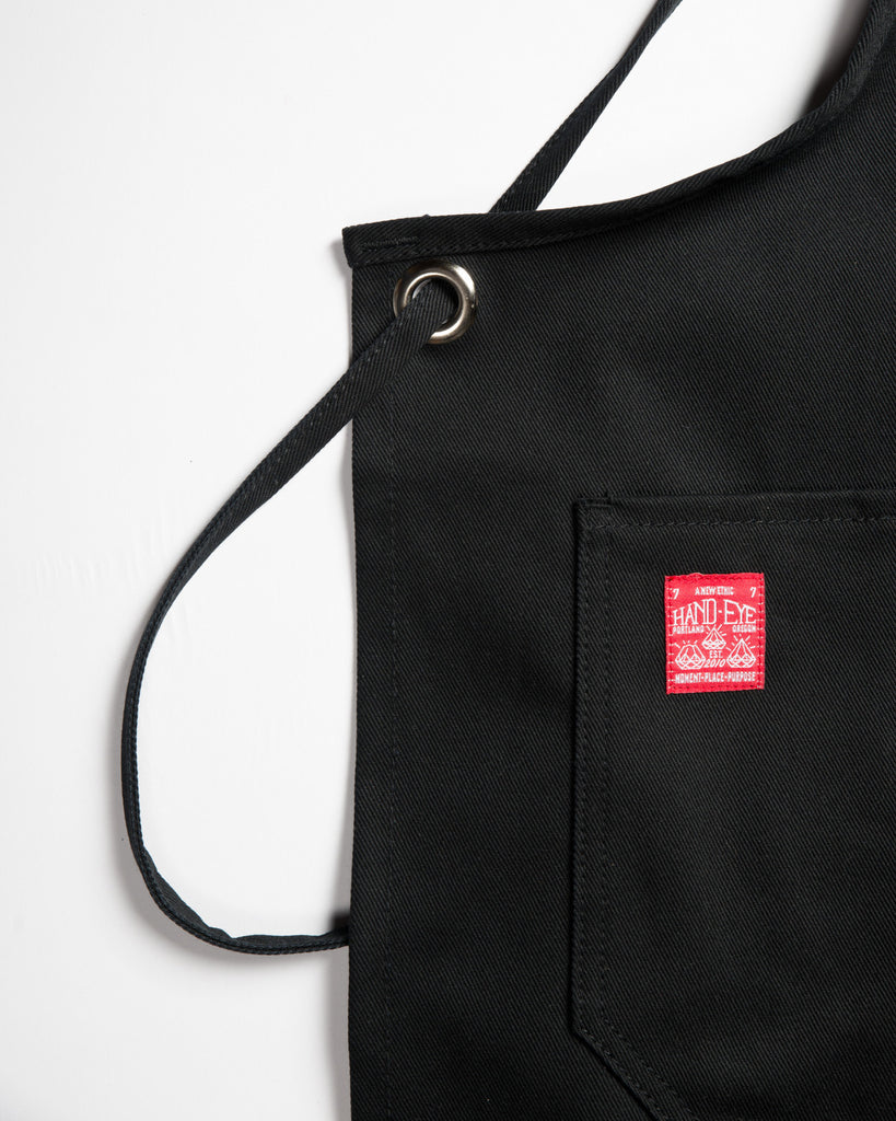 Hand-Eye USA Made Work Apron Black Canvas