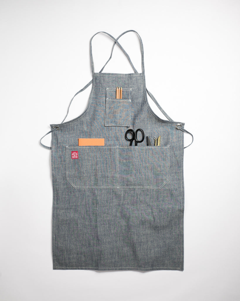 Hand-Eye USA Made Summer Work Apron Sea Canvas