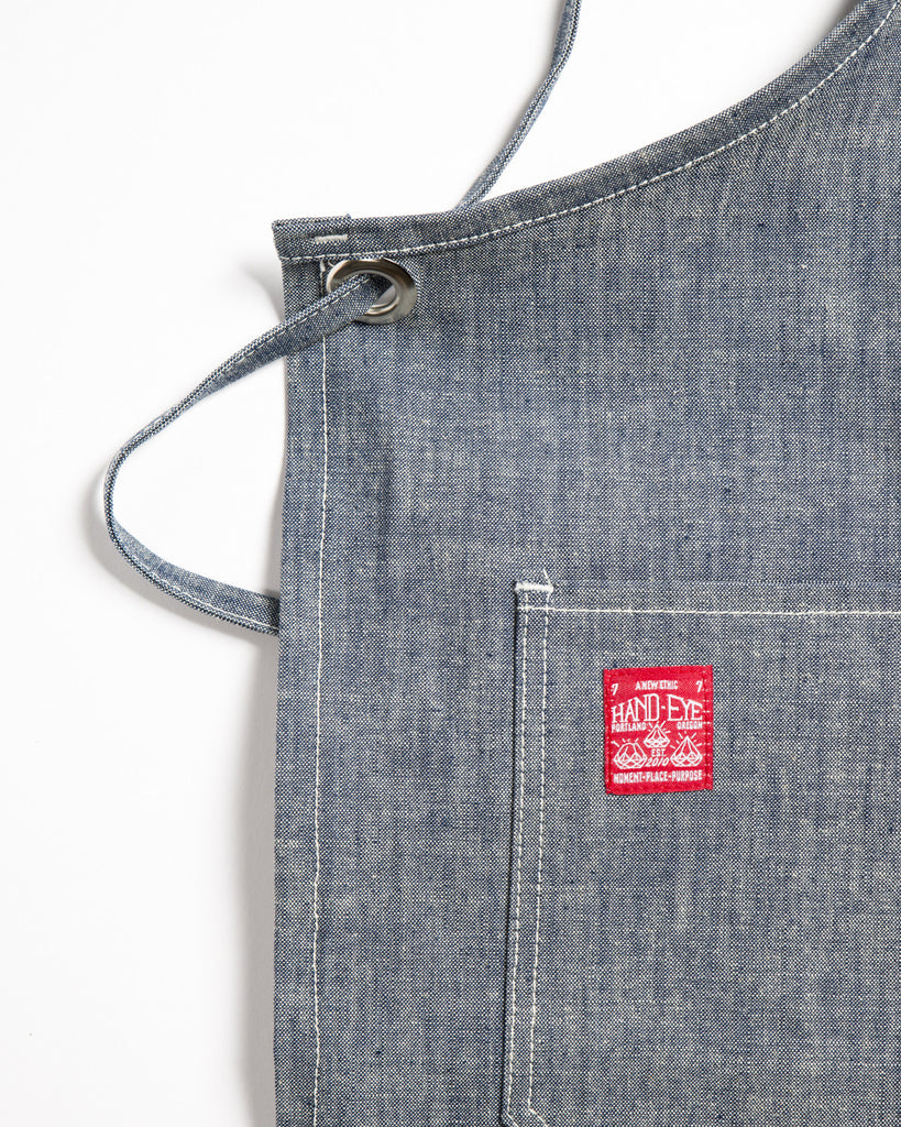 Hand-Eye USA Made Summer Work Apron Sea Canvas