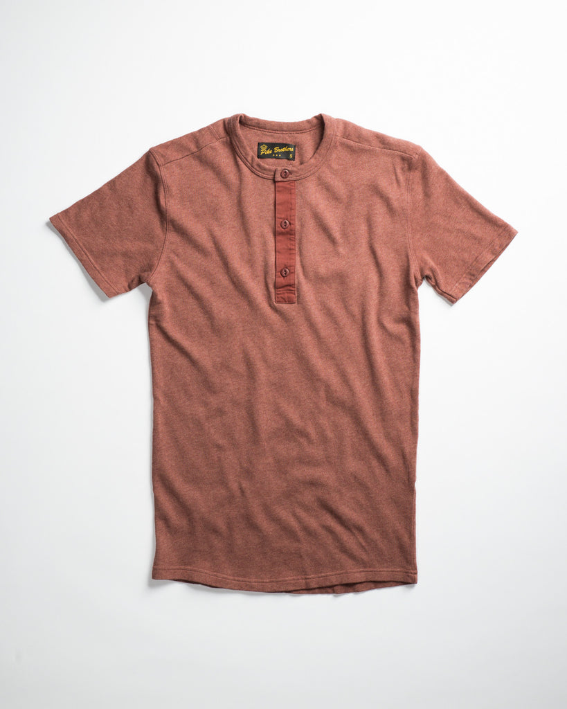 Pike Brothers 1954 Short Sleeve Utility Shirt Rusty Red