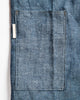 Portland Apron Company Smock Organic Hemp Blue Demin