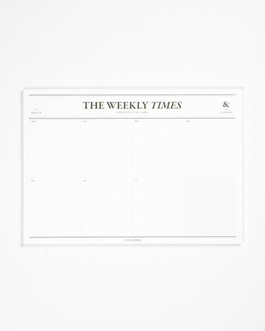 Times Desk Notepad Monthly
