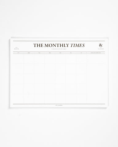 Times Desk Notepad Weekly