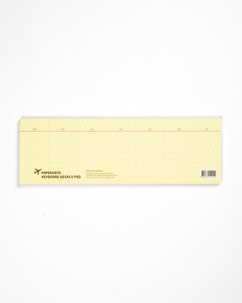 Keyboard Weekly Pad