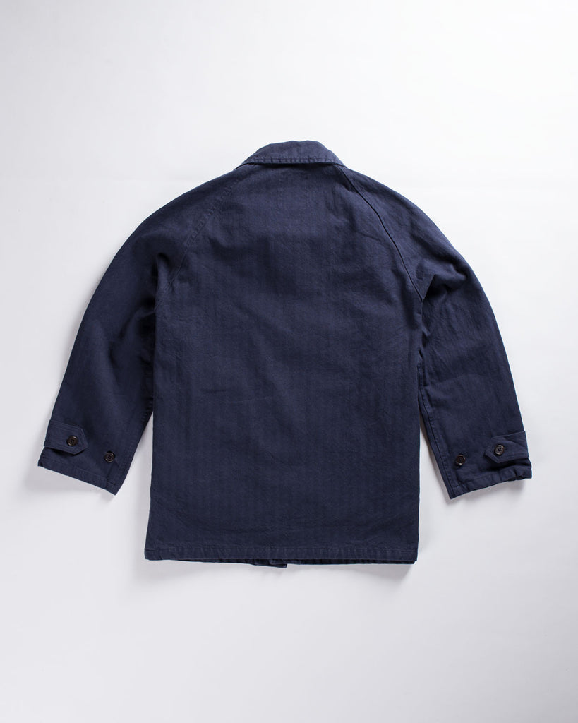 Harrow Town Cotton Over Coat Navy