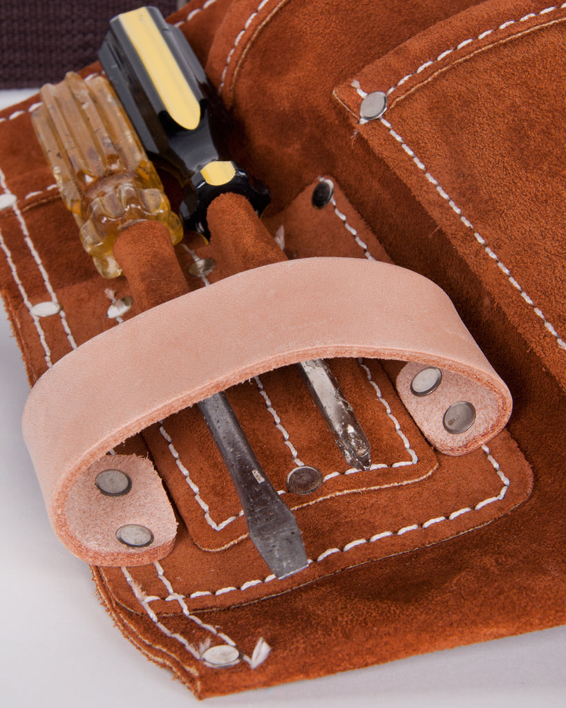 Hand-Eye Pocket Nail and Tool Belt Suede