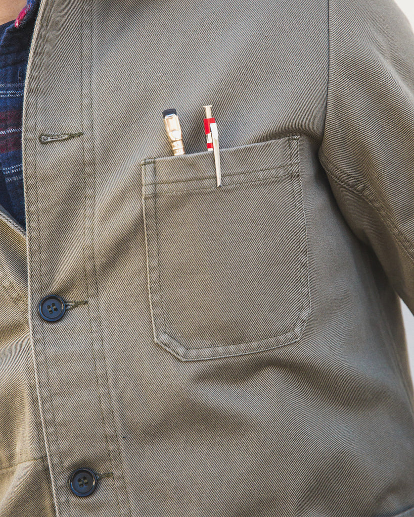 Vetra Work Jacket Khaki Twill