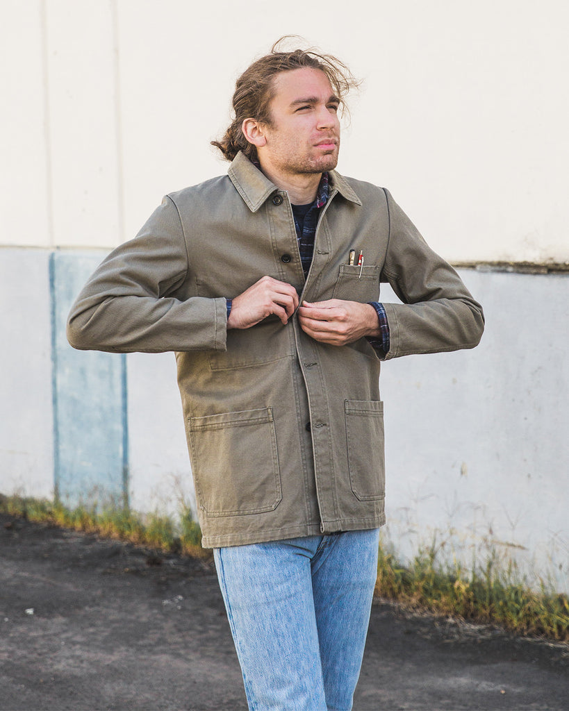 Vetra Work Jacket Khaki Twill