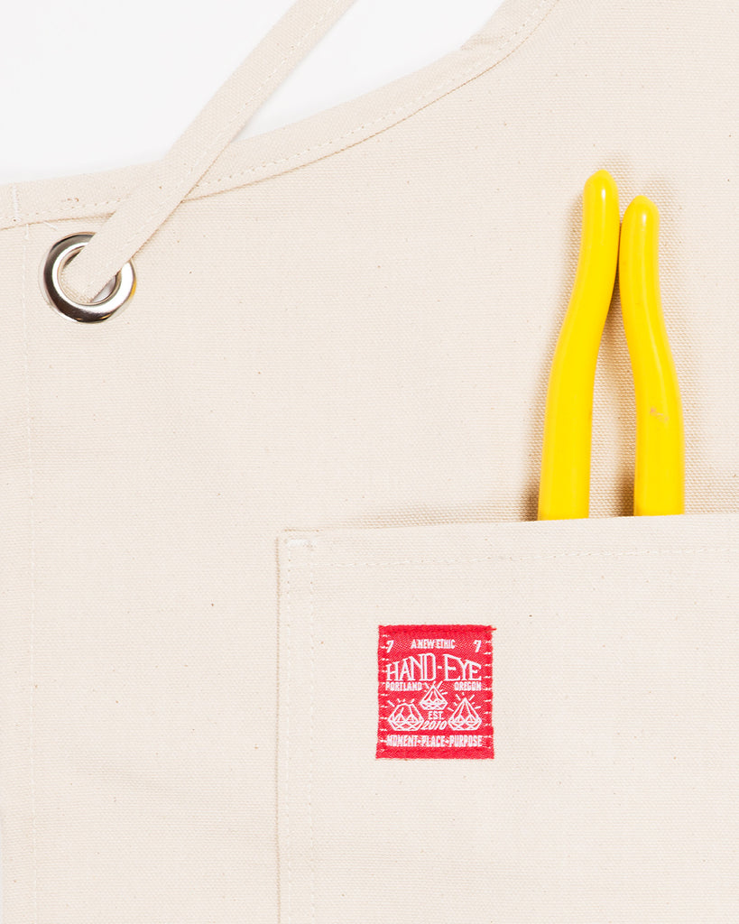 Hand-Eye USA Made Work Apron Natural