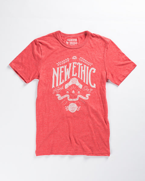 Hand-Eye x Nathan Yoder New Ethic T-Shirt Red