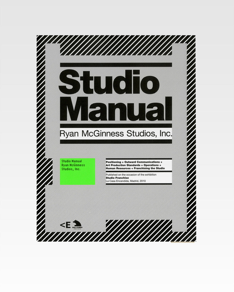 Studio Manual - Ryan McGinness