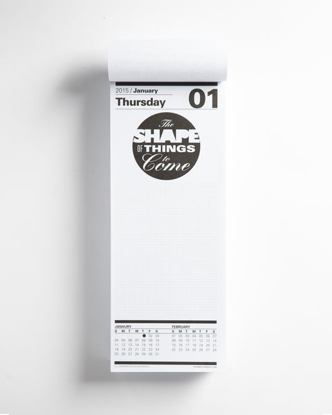 Ryan McGinness Calendar To Do List Pad 2015
