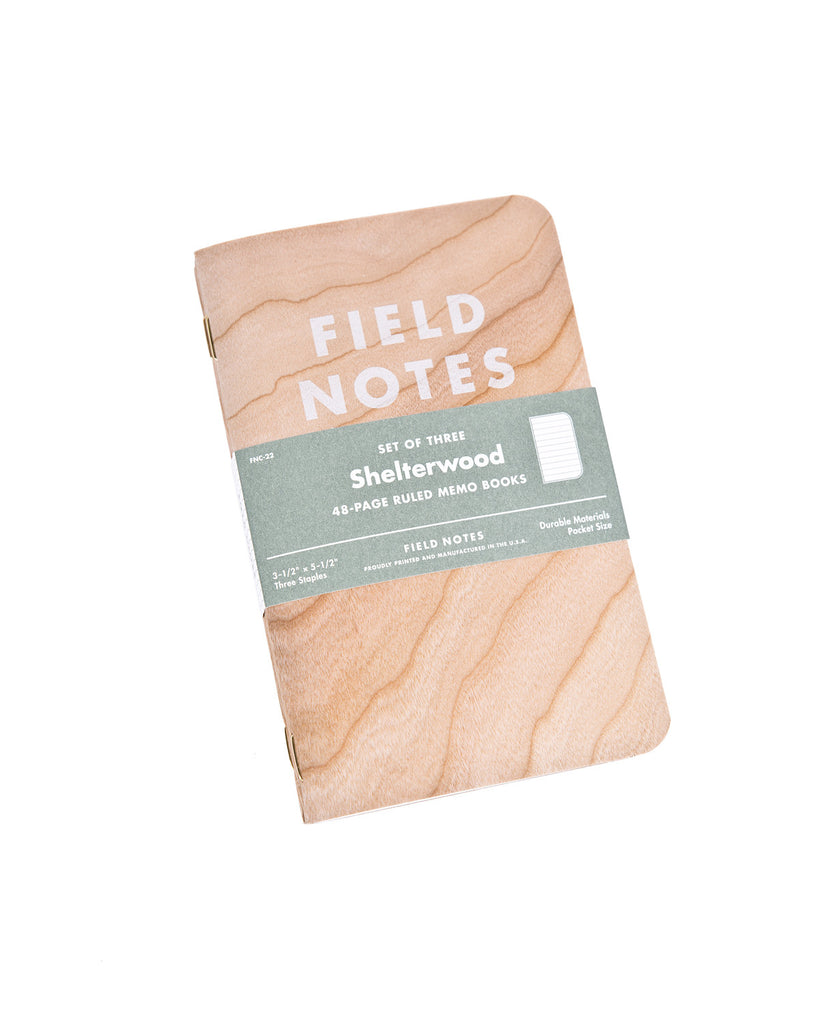 Field Notes Pack of 3 - Shelterwood Edition