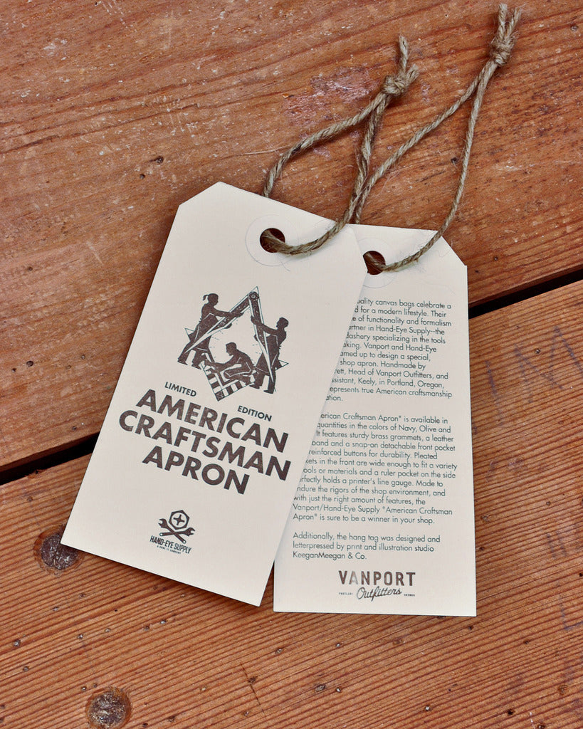 Vanport Outfitters and Hand-Eye Supply's "American Craftsman Apron"