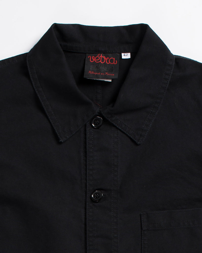 Vetra Work Jacket Black Twill