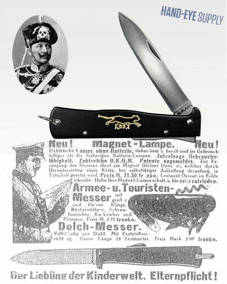 Otter-Messer Mercator K55K "Kat" Knife w/ Lanyard