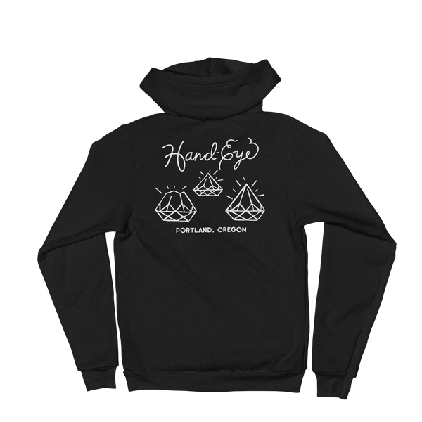 Hand-Eye Diamond Zip-up