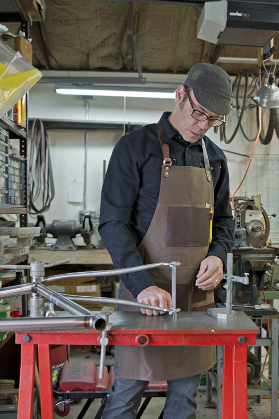 TRVR Waxed Canvas and Leather Gentleman's Apron